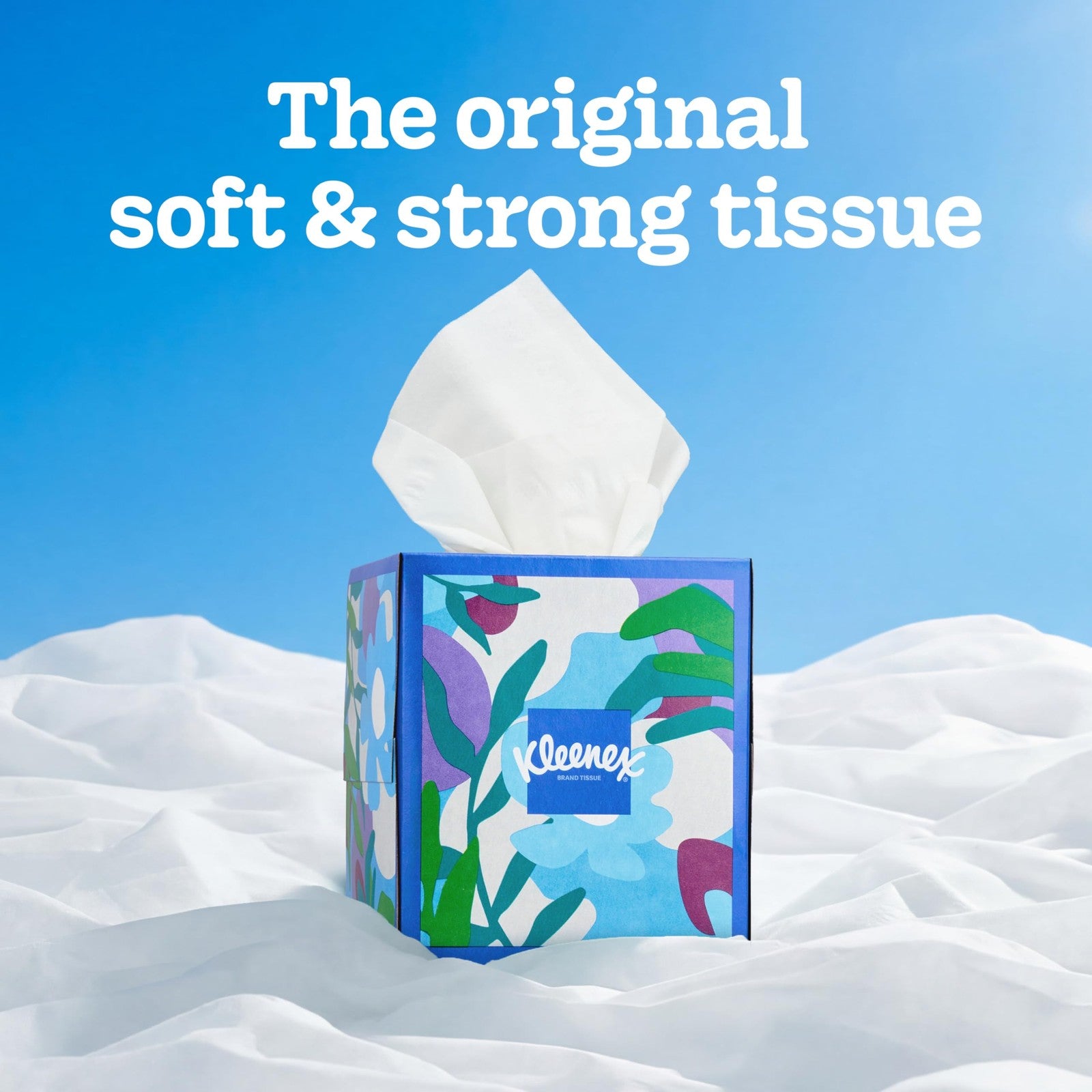 Kleenex Trusted Care Facial Tissues, 4 Cube Boxes, 70 Tissues per Box, 2-Ply ...