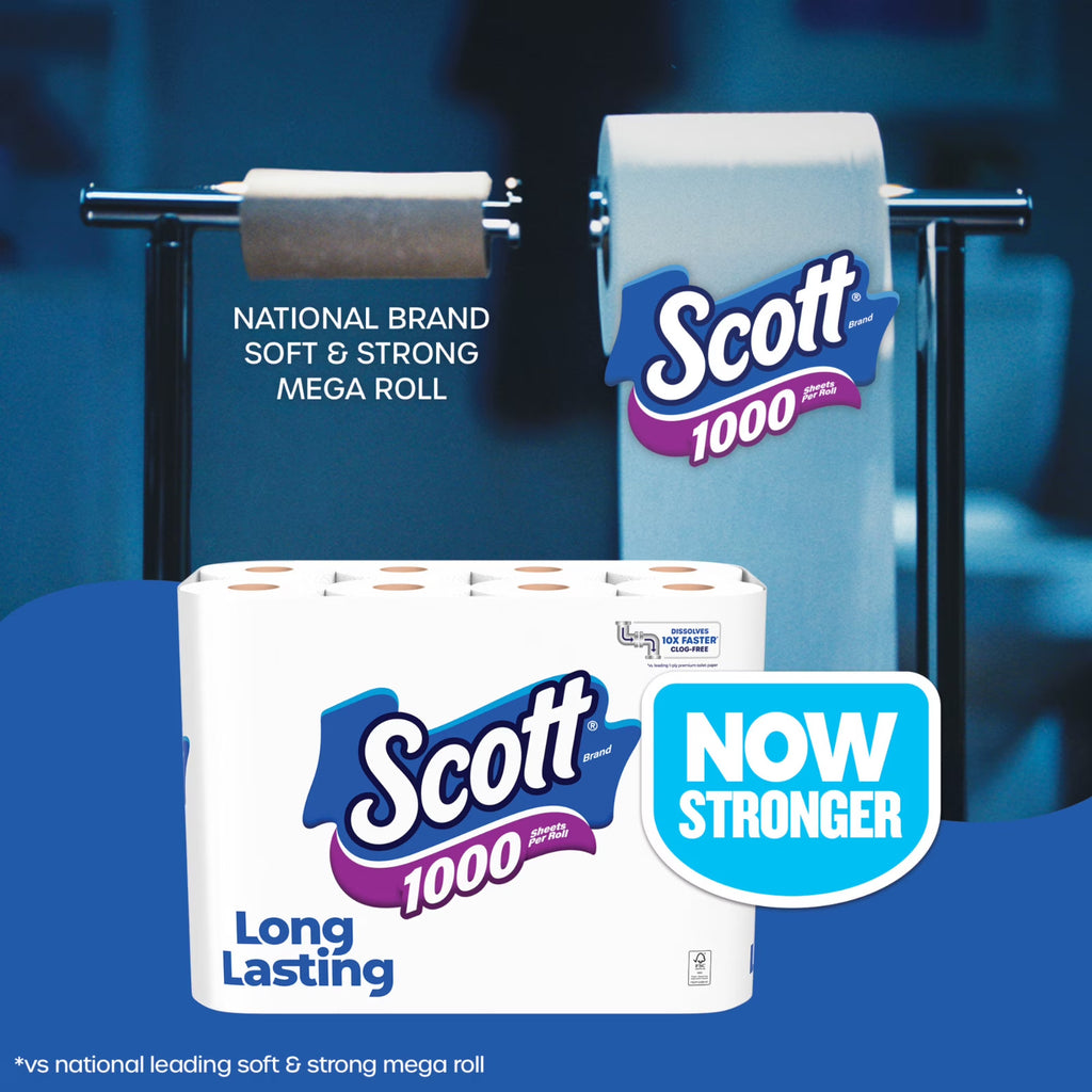SALE! Scott 1000 Toilet Paper, 36 Rolls, 1000 Sheets Per Roll, Free Ship US
