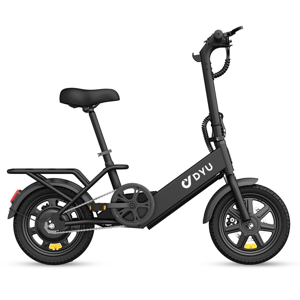 DYU 14" Folding Electric Bike for Adults Teens, 350W 36V/7.8AH, Commuter City🔥