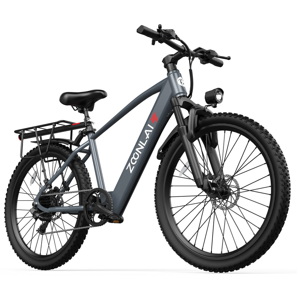 26in Electric Bike for Adult 500W 22MPH 40 Miles 7 Speed City Commuting E-bike