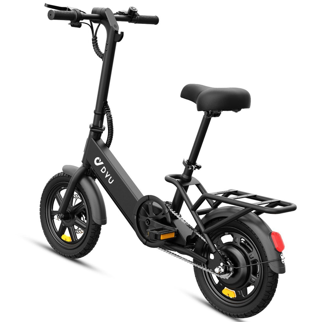 DYU 14" Folding Electric Bike for Adults Teens, 350W 36V/7.8AH, Commuter City🔥